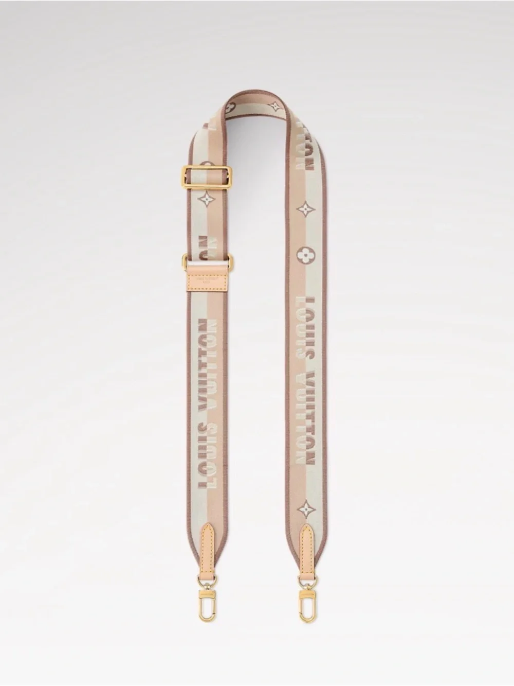 Louis Vuitton Beige Jacquard Logo Bandoulière